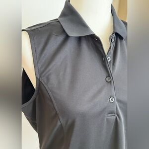 New Ladies MONTEREY Club Golf Shirt Size Medium in Black